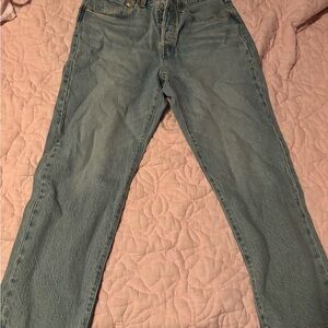 Levi's Light Blue Straight Leg Jeans